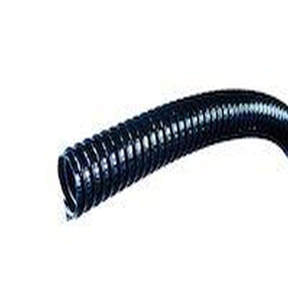 Slange FS - sort - plastik med stålspiral - Ø 25 til 63 mm - længde 5 til 15 m - pris pr. Rulle