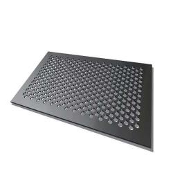 Perforated rubber mat - 740 × 770 × 5 mm