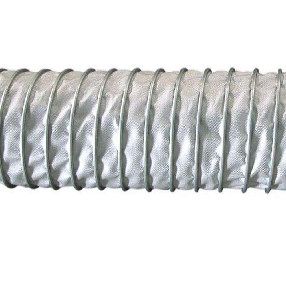 Udstødningsslange NFC-3 og NFC-6.5 - metalprofil spiral - Ø 100 til 200 mm - længde 2,5 til 10 m - pris pr. Rulle