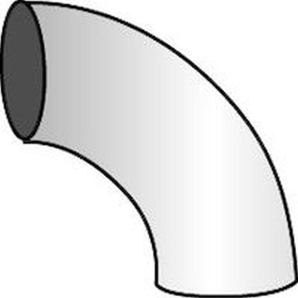 Gomito 90 ° - acciaio - Ø 75 a 150 mm