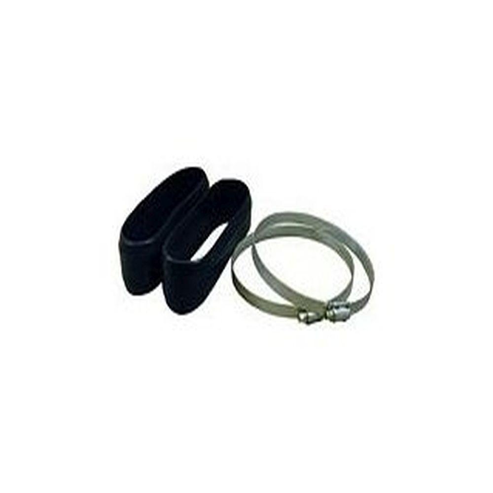 Hose clamp with rubber cover - Ø 75 to 200 mm - PU 2 pieces - Price per PU