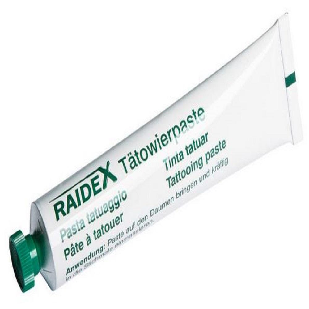 Tatoveringsfarve RAIDEX - indhold 60 g - forskellige farver