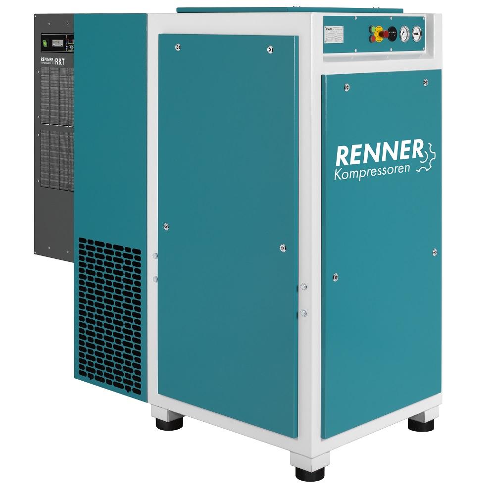 RENNER screw compressor RSK and RSK-PRO 3.0 to 45.0 kW - 10 bar - with refrigeration dryer - various versions