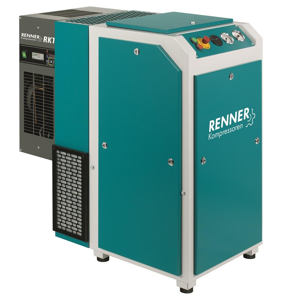 Compressore a vite RENNER RSK e RSK-PRO da 3,0 a 45,0 kW - 13 bar - con essiccatore a refrigerazione - vari design