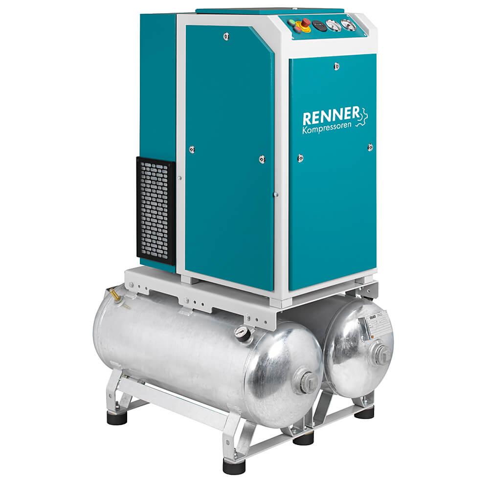 Sprężarka śrubowa RENNER RSD-PRO 3,0 do 18,5 kW - 10 bar - ocynkowany zbiornik sprężonego powietrza - różne wersje