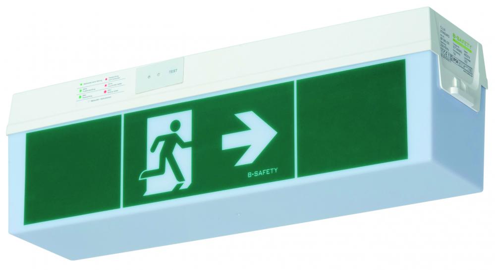 Safety / escape sign luminaire C-LUX STANDARD - ABS plastic housing - single battery version or central supply - different versions
