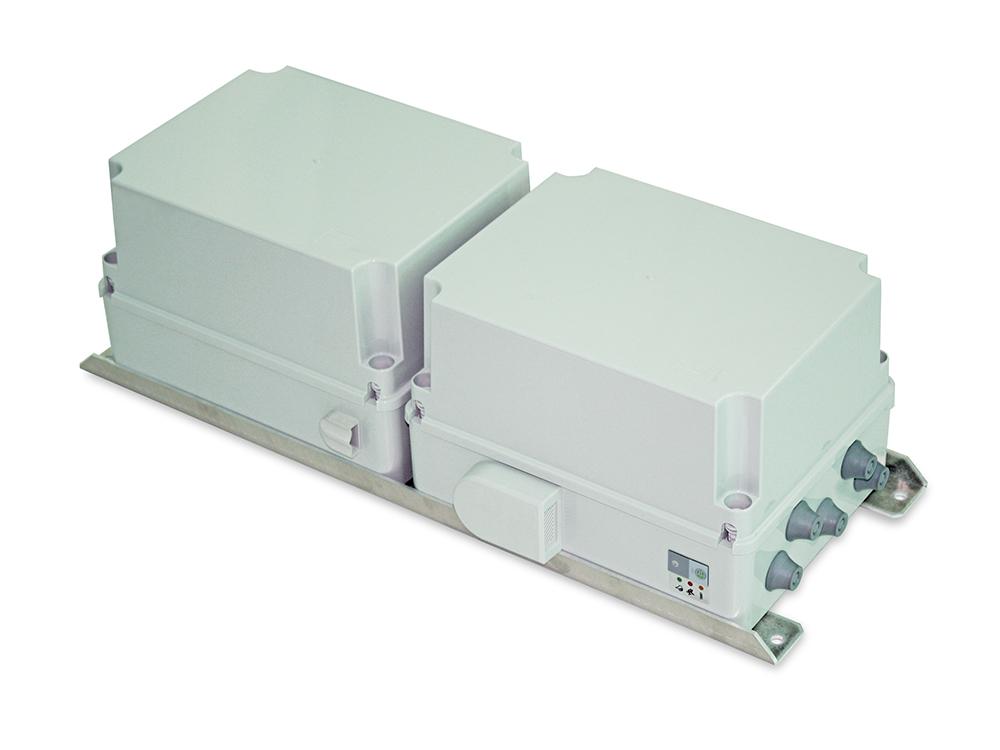 Alimentatore luce di emergenza POWER-PACK PREMIUM - custodia in policarbonato - con funzione di test automatico AUTOTEST - tensione 230 V - varie versioni