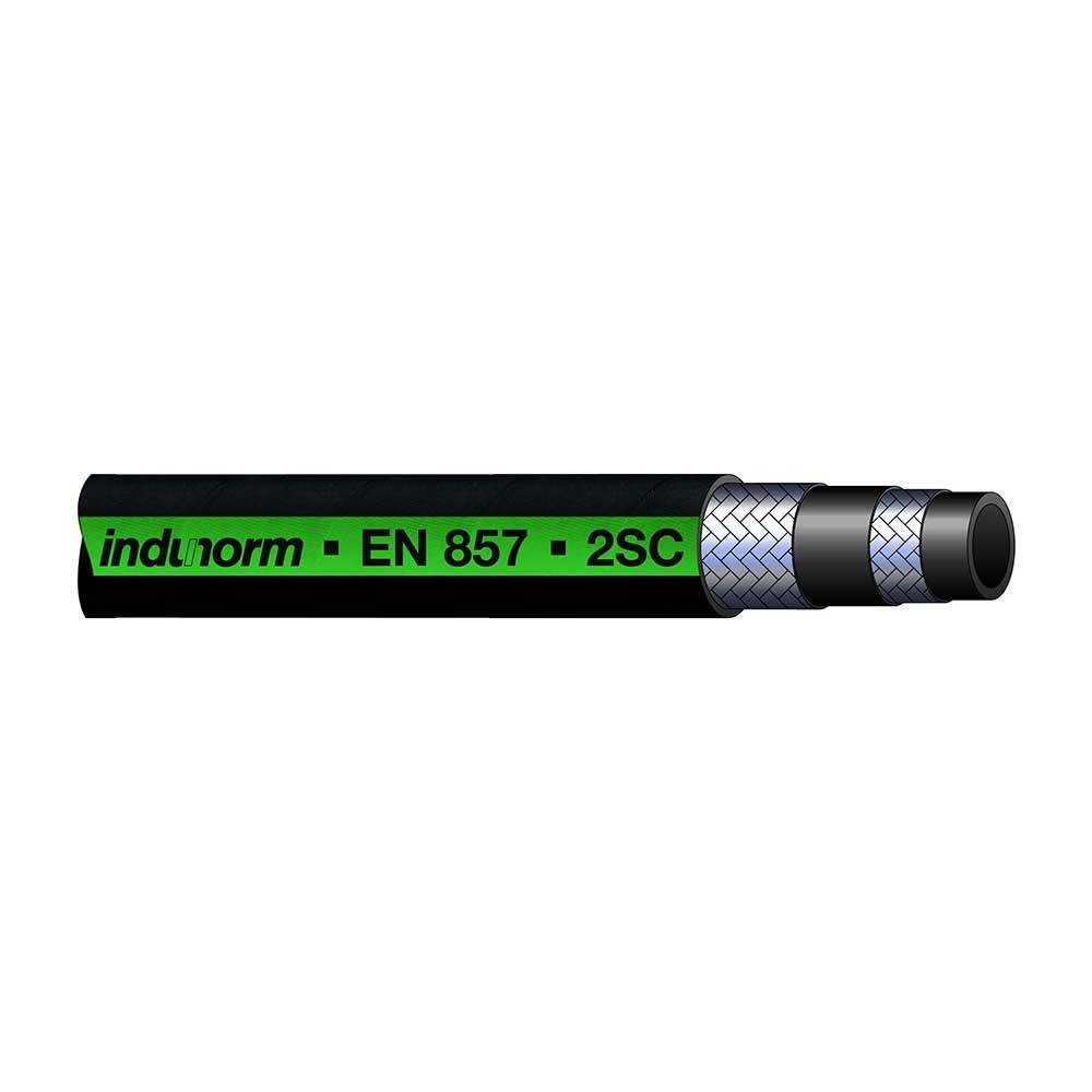 Geflechtschlauch 2SC - Gummi - DN 6 bis 25 - max. Außen-Ø 14,2 bis 36,6 mm - PN 165 bis 400 - Preis per Rolle