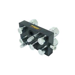 Multi-coupling series MST6 2P / 3P - plug - chrome-plated - DN 12 - size 8 - connection thread G 1/2 "(IG) - PN 250