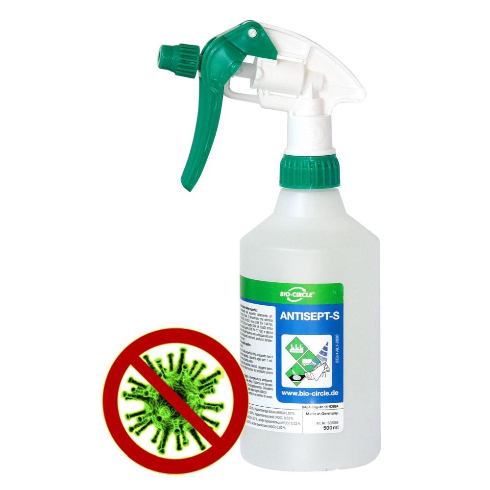 Surface disinfectant ANTISEPT-S - alcohol-free - content 500 ml to 20 l