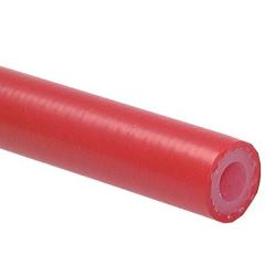 Silikoneslange - slange Ø 3 x 8 mm til 19 x 29 mm - PN op til 20 - stofforstærket - rød - rulle 50 m - pris pr.