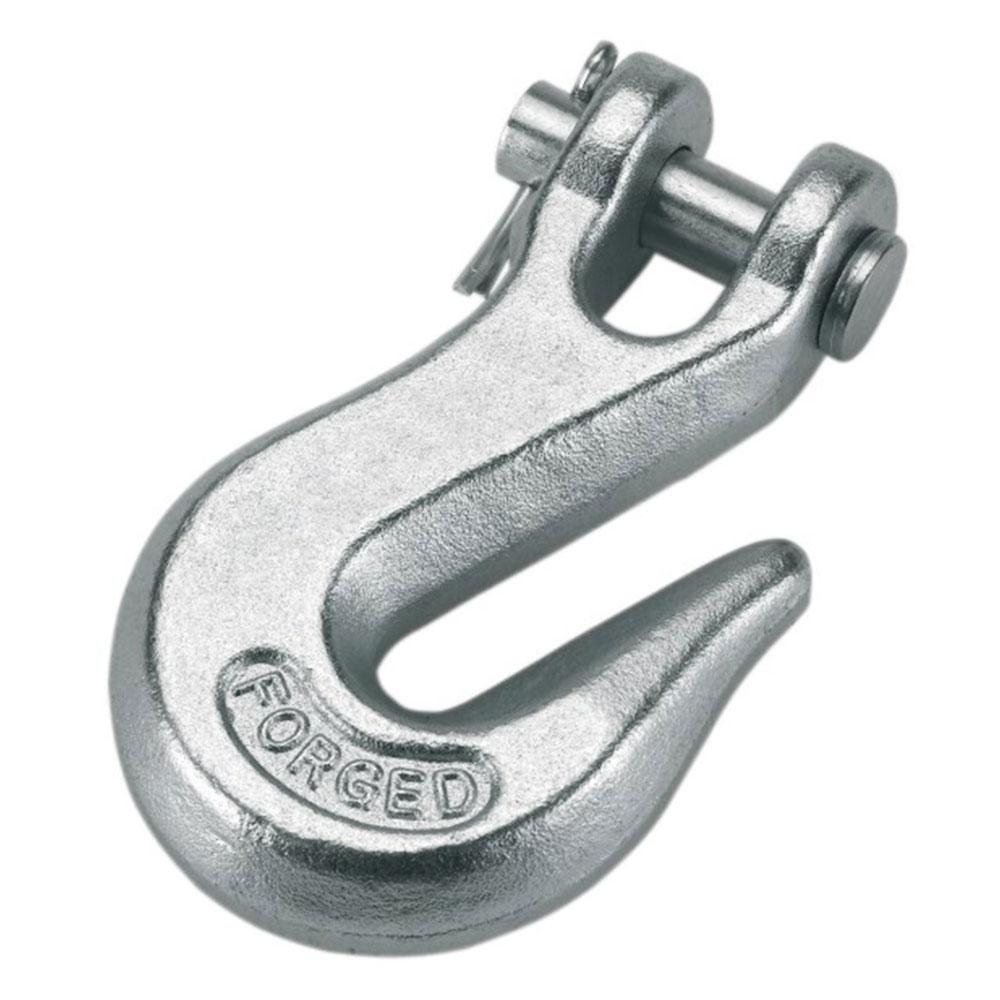 Parallel hook with fork - metal galvanized - 5/16" to 3/8" - price per piece
