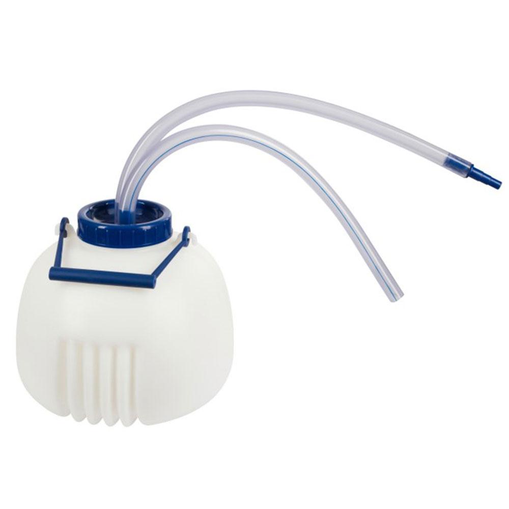 Quarter milker - 8 to 12 l - with carrying handle - white/blue - price per piece