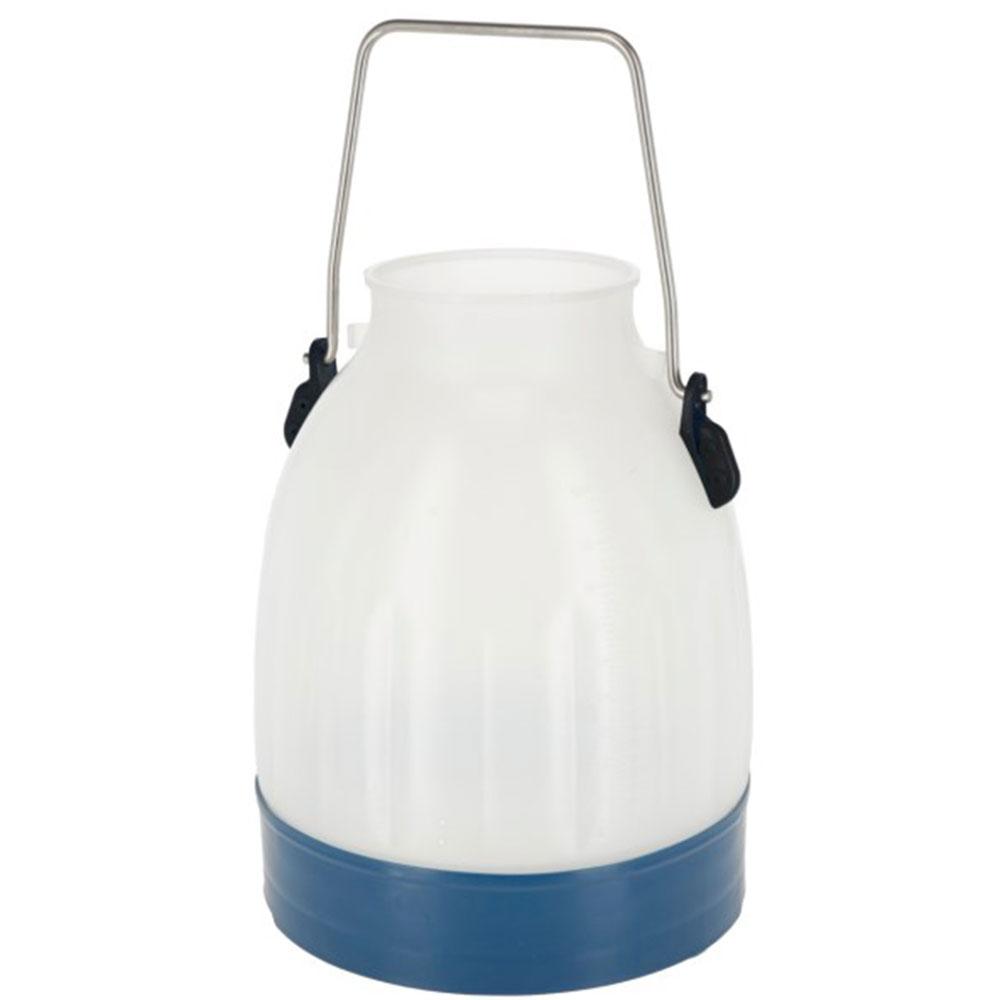 Milking bucket - 30 liters - semi-transparent blue and semi-transparent green - bracket height 143mm - price per piece