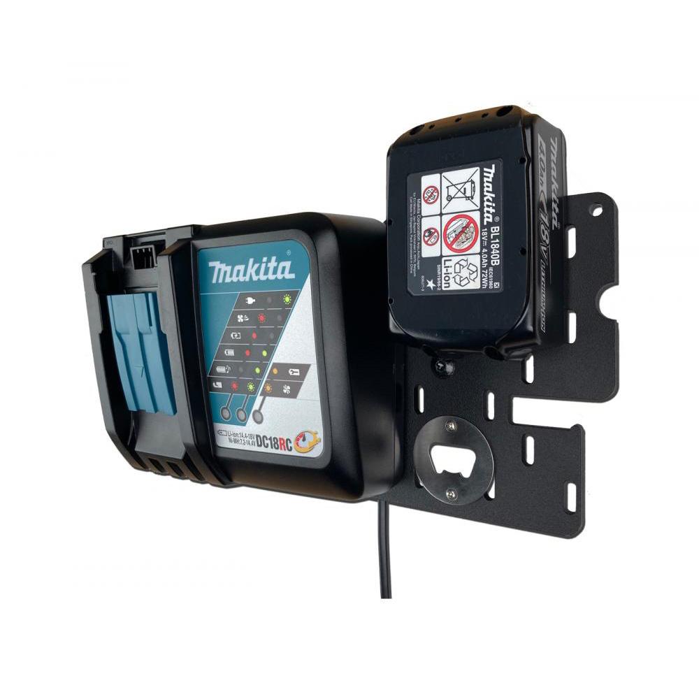 Akkufix Multi+ - wall mount for batteries - tool - charger - wall mount compatible with many brands
