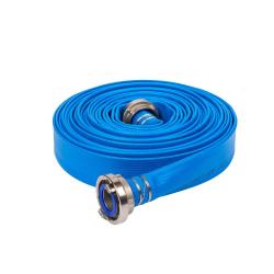 Aquaflex Star - Gummerad Blå – WRAS-certifierad dricksvattenslang - med Storz-kopplingar - B till D - Innerdiameter 25 till 75 mm - 5 till 30 m längd - Pris per rulle
