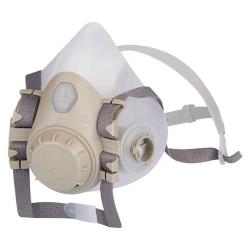 AirGuard Pro 360° - Åndedrætsværn halvmaske - hvid - Bajonetlukning - Silikone+ABS - iht. i henhold til EN140 - 50 stk.