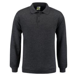 Paul Polosweater - Size S to 6 XL - anthracite - Unisex Polosweater
