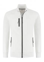 Kurtka na suwak Mattheo - rozmiar od XS do 6 XL - biały - sweter unisex