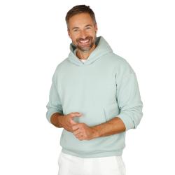 Leo Unisex Hoodie - Storlek XS till XXL - salvia - lös passform