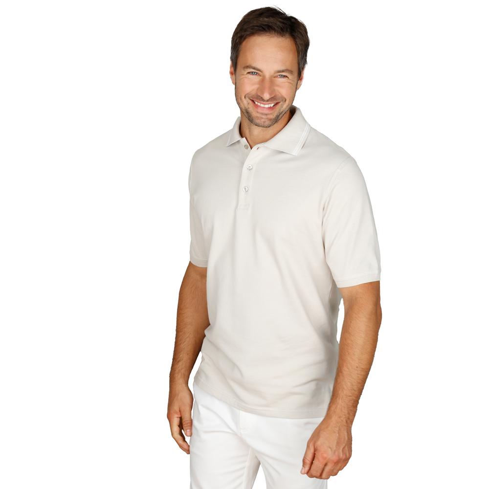 Solon Poloshirt Herren - Größe S bis 3 XL - kitt - Gerader Schnitt mit halben Ärmeln