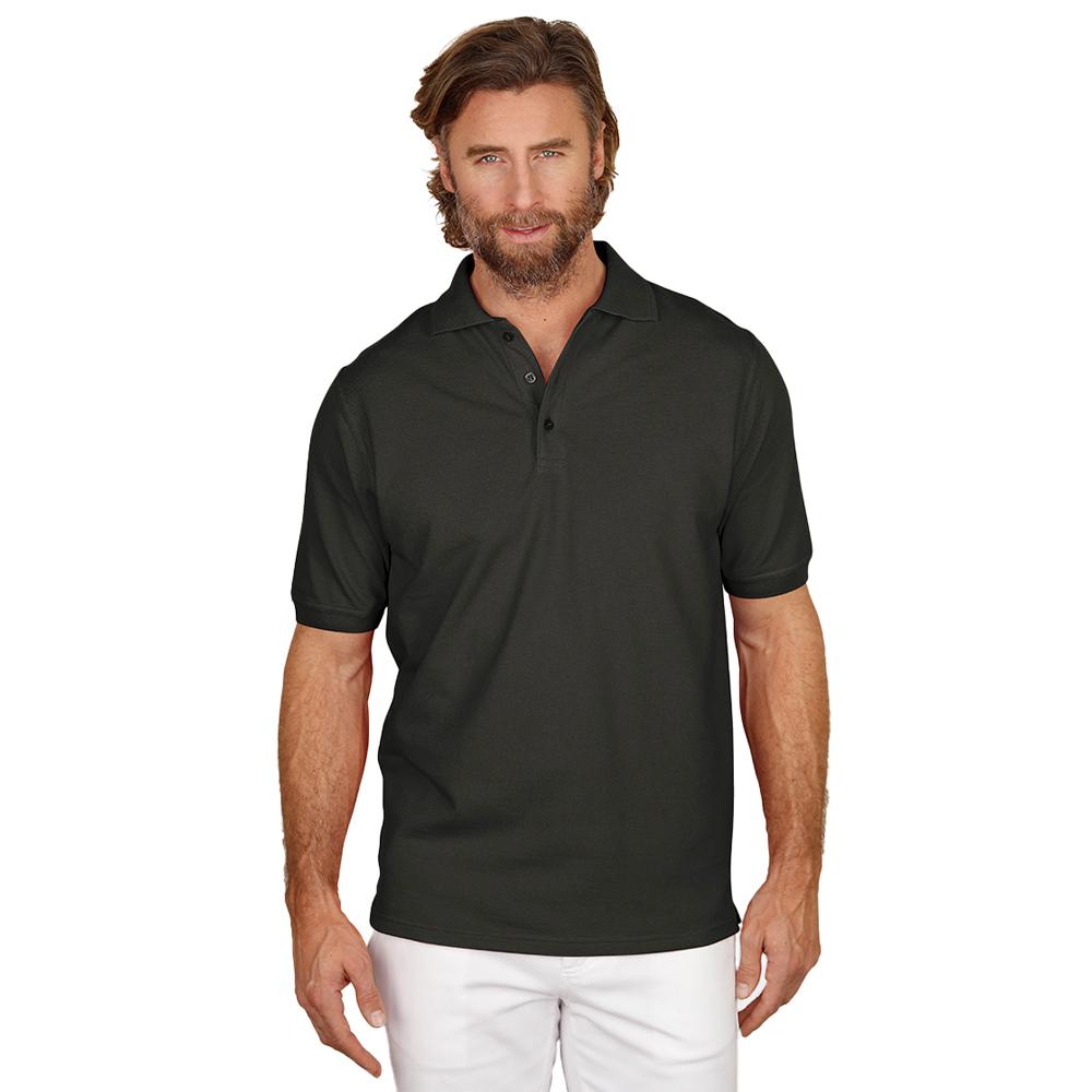 Solon Poloshirt Herren - Größe S bis 3 XL - anthrazit - Gerader Schnitt mit halben Ärmeln