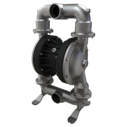 Compressed air double diaphragm pump Boxer 503 - PTFE - housing made of stainless steel - 800 l / min - 8 bar