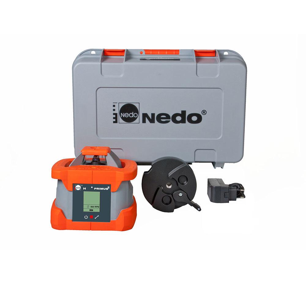 Nedo rotating laser - PRIMUS 2 H - laser class 2 or 3R - incl. carrying case