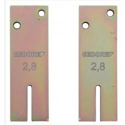 Gedore Adapter-Satz - Ersatzteil - für Tankgeberschlüssel-Satz - Preis per Paar
