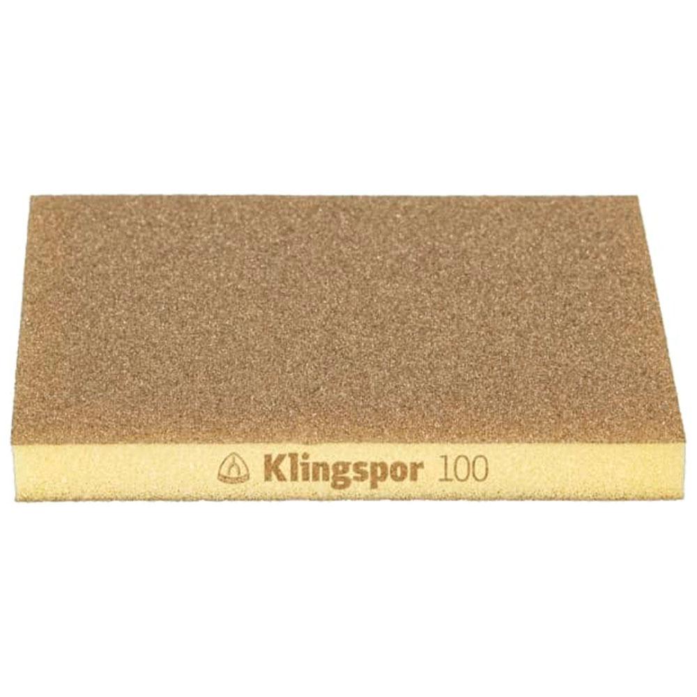 Sanding sponge SW 501 TR - 96 x 123 x 12.5 mm - Soft - K 100 to K 220 - PU 100 pcs. - Price per PU