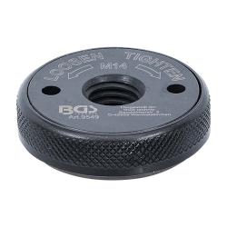 Quick clamping nut - for angle grinder - M14 - wheel Ø max. 230 mm - wheel thickness max. 6 mm
