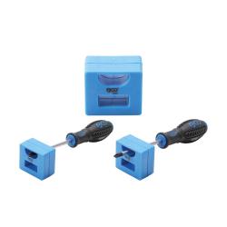 Magnetizer - Demagnetizer - for screwdriver heads, tools and small parts containing iron