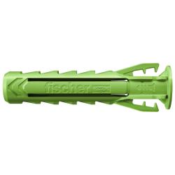 Expansionspinne SX Plus Grön - Ø 5 till 12 mm - längd 25 till 65 mm - med och utan skruv/krok - förpackningsinnehåll 3 till 90 st - pris per enhet