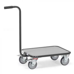 Handle roller - 2 swivel and 2 fixed castors - Load capacity 250 kg - Loading area 600 x 500 mm