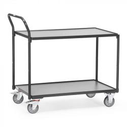 Table trolley - screwed construction - 2 swivel and 2 fixed castors - load capacity 300 kg - loading area 850x500 or 1000x600 mm