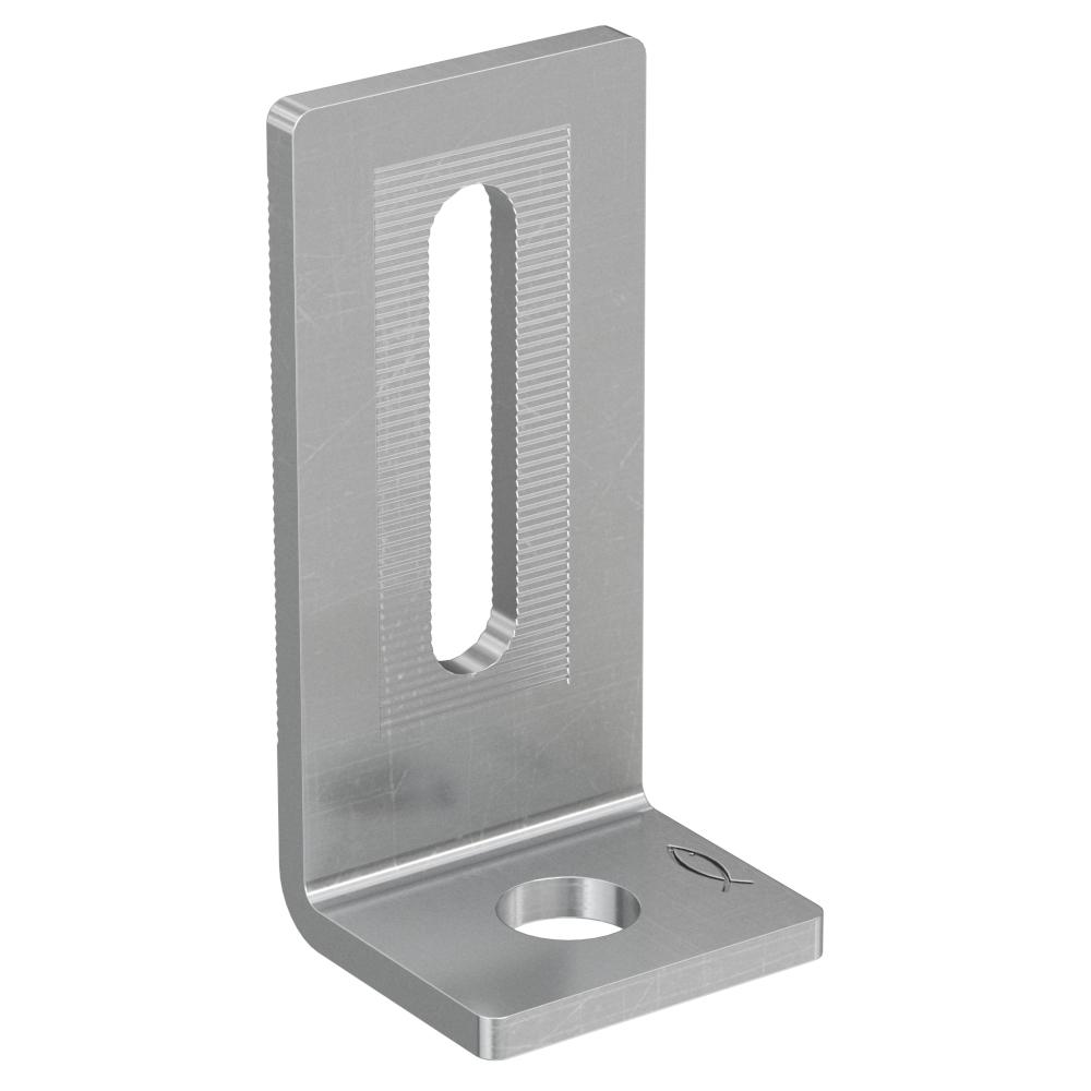 Angle bracket MW SA/SU A2 - stainless steel A2 - hole Ø 12.5 mm - PU 10 pieces - price per PU