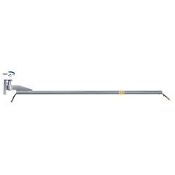 Wall-mounted gyroscope KRRoW - stainless steel - 300 bar - 180° rotatable - total length 1500 to 3000 mm