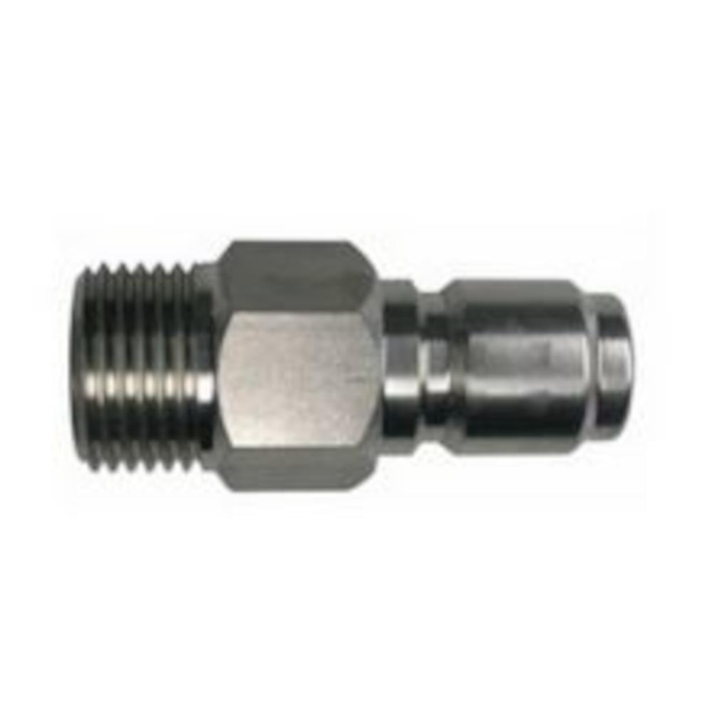 Plug-in koppling - rostfritt stål - uttag eller stickpropp - 3/8" eller 1/2" - 200 bar - pris per styck