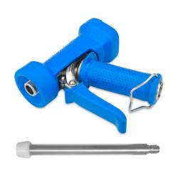 Spray gun - with coupling for attaching lances - 24 bar - 75 l/min - lance 50 to 200 cm