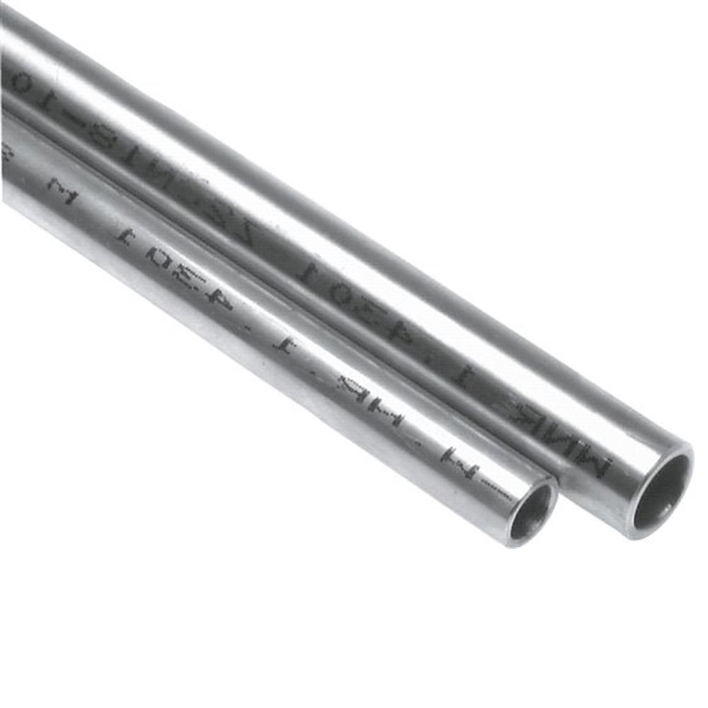 Precisionsstålrör - rostfritt stål - utvändig rör-Ø 6-57 mm - 6 m - pris per meter