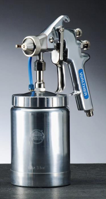 Paint spray gun Walther Pilot XIII-ND - (suspended pressure cup)