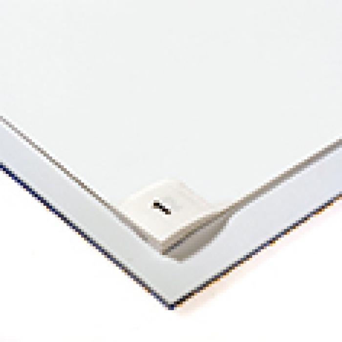 Renrum mat "Clean-Step" - white - tykkelse 6,5 mm - PVC bagside - Indhold 60 film
