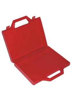 Tom verktøykoffert - 240 x 180 x 46 mm - rød eller svart