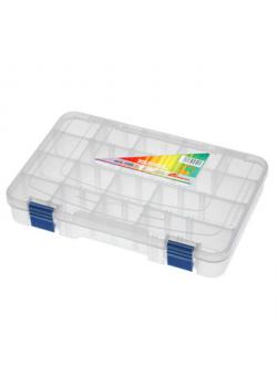 Assortment box - polypropylene - measure 276 x 188 x 45 mm - transparent