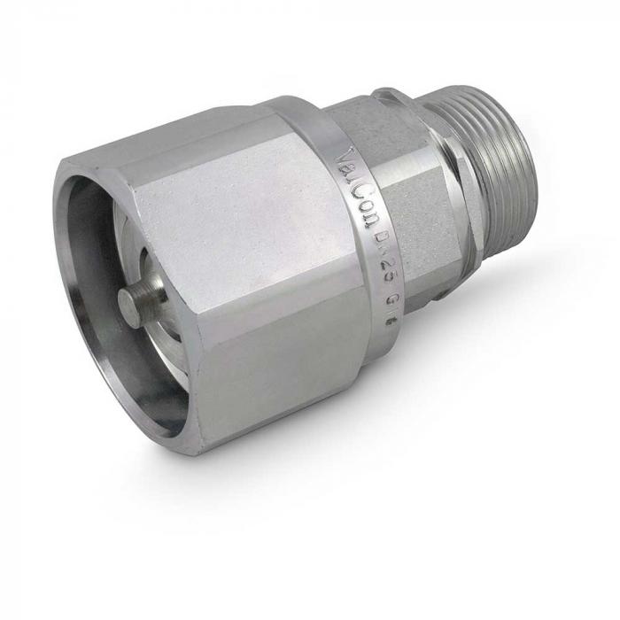 ValCon® VC-HDS plug - Chrome-plated steel - DN 25 to 32 - Size 6 to 8 - AG M26 x 1.5 to M42 x 2 mm - PN 333