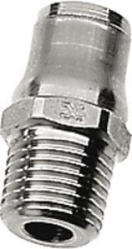 Plug Connections - Stainleess Steel - Straight With Conical-Thread