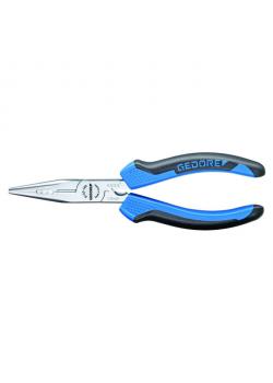 Multiple pliers - 2-component handle - straight - with cutting edge
