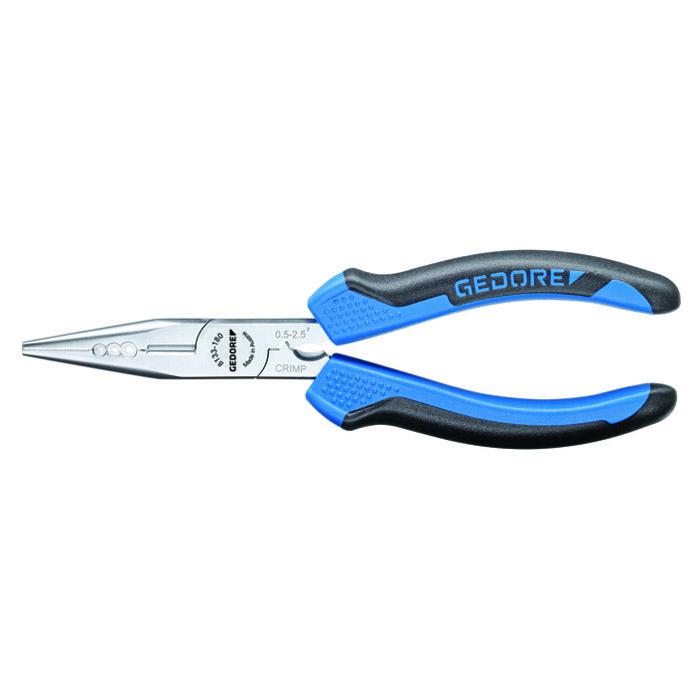 Multiple pliers - 2-component handle - straight - with cutting edge
