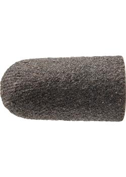 PFERD POLICAP abrasive cap - corundum A - round cone shape KEL - diameter 16 mm - grit size 150 and 280 - unit 50 pieces - price per unit