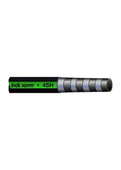 Spiralschlauch 4SH - Gummi - DN 19 bis 51 - max. Außen-Ø 32,2 bis 68,1 mm - PN bis 420 - Preis per Rolle/Meter